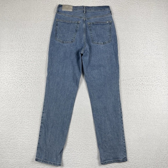 Everlane Jeans Womens 27 Blue Original Cheeky High Rise Straight Leg Casual Pant - Picture 2 of 16